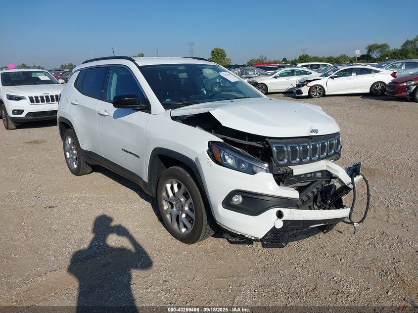 2022 JEEP COMPASS LATITUDE LUX 4X4 - 3C4NJDFB8NT219172