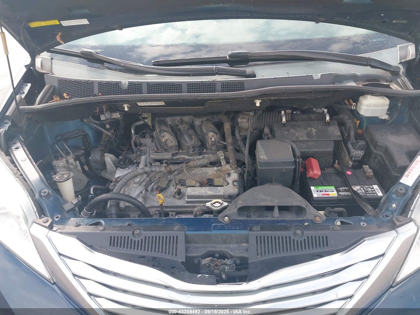 2011 Toyota Sienna Limited VIN: 5TDDK3DC2BS029470 Lot: 43259492