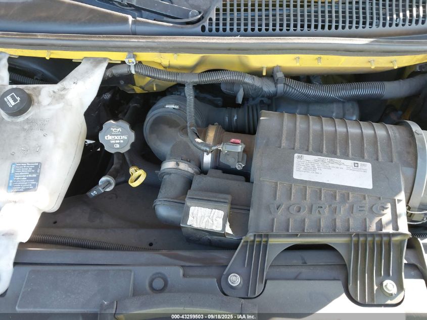 2018 Chevrolet Express 2500 Work Van VIN: 1GCWGAFG3J1321963 Lot: 43259503