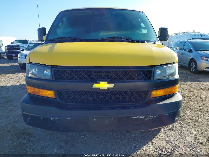 2018 Chevrolet Express 2500 Work Van VIN: 1GCWGAFG3J1321963 Lot: 43259503