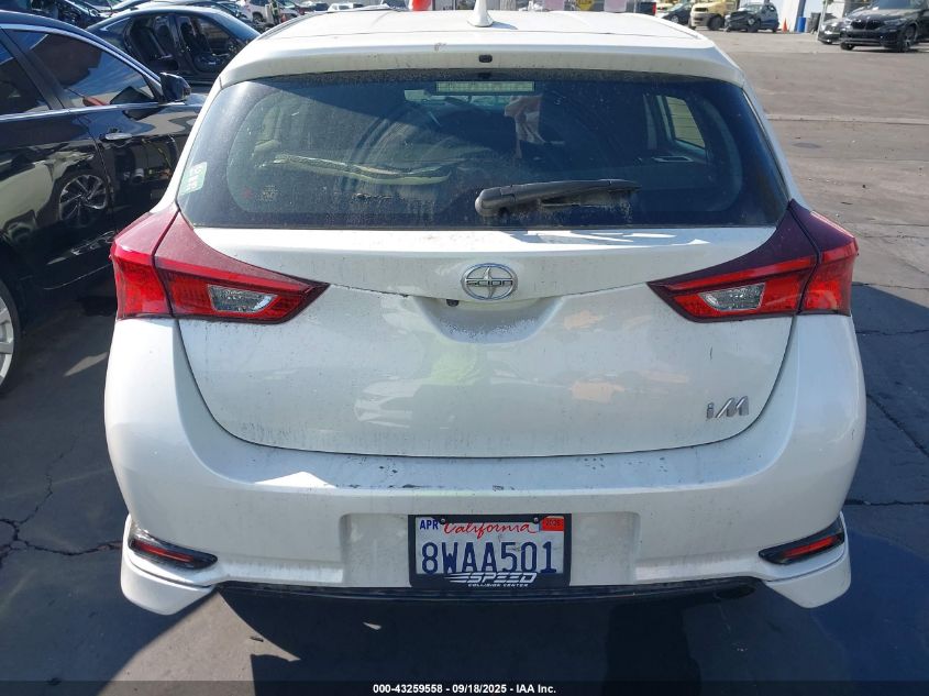 2016 Scion Im VIN: JTNKARJE9GJ509055 Lot: 43259558