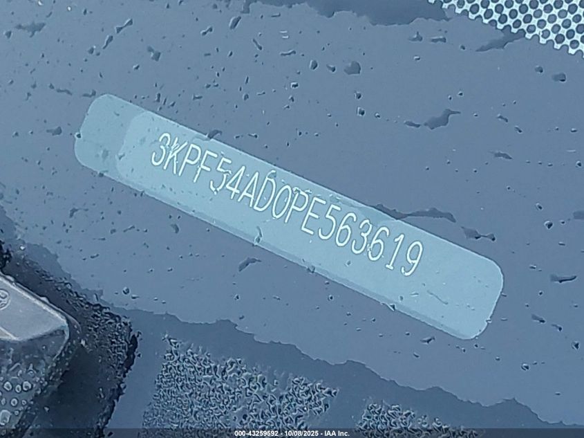 2023 Kia Forte Gt-Line VIN: 3KPF54AD0PE563619 Lot: 43259592