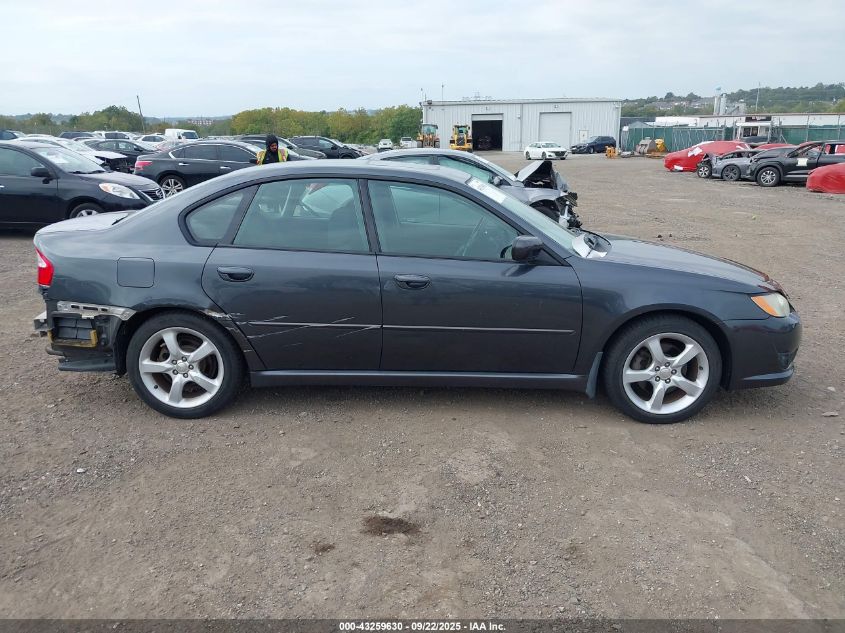 2009 Subaru Legacy 2.5I VIN: 4S3BL616497232661 Lot: 43259630