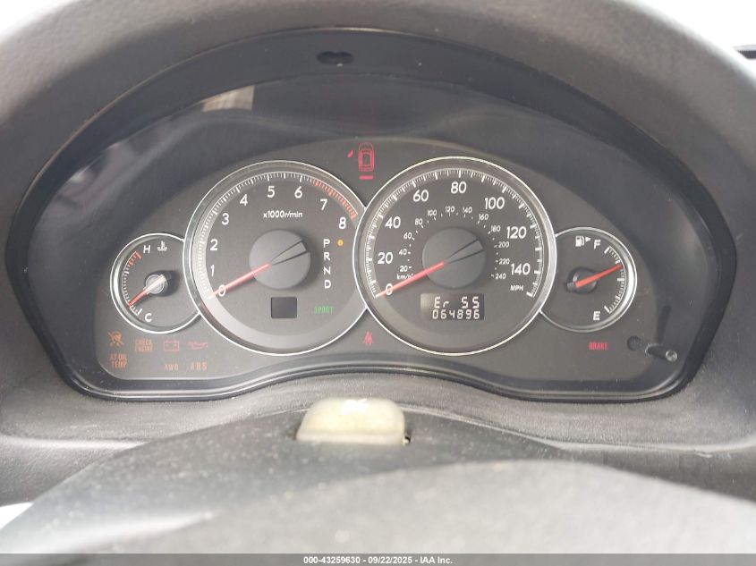 2009 Subaru Legacy 2.5I VIN: 4S3BL616497232661 Lot: 43259630