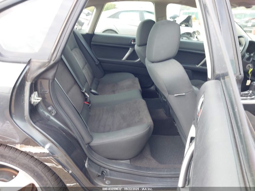 2009 Subaru Legacy 2.5I VIN: 4S3BL616497232661 Lot: 43259630