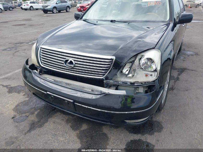 2001 Lexus Ls 430 VIN: JTHBN30F910041212 Lot: 43259645