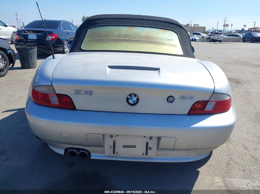 2000 BMW Z3 2.8 VIN: 4USCH3341YLF70912 Lot: 43259648