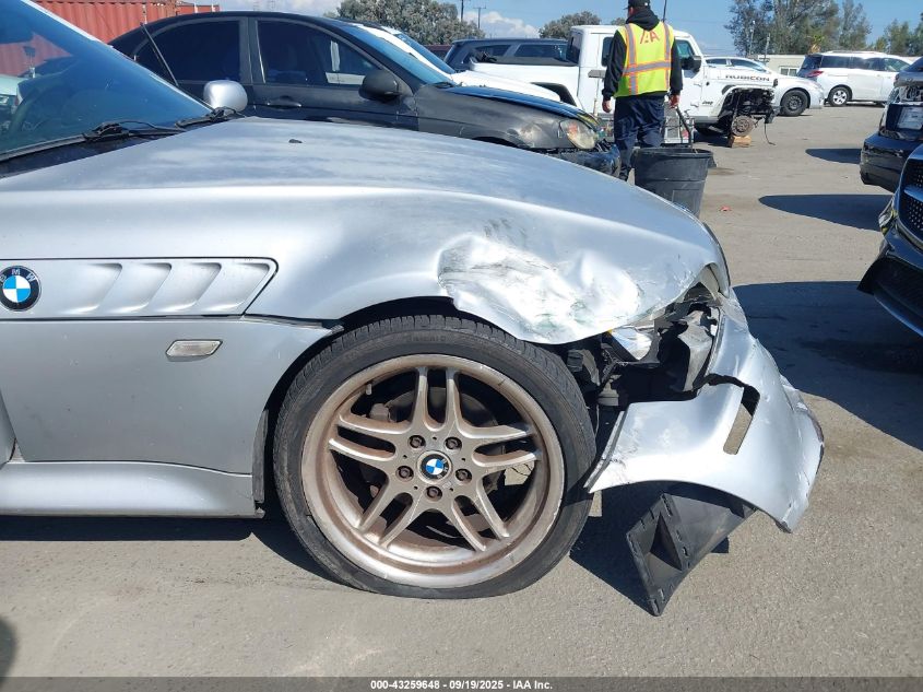 2000 BMW Z3 2.8 VIN: 4USCH3341YLF70912 Lot: 43259648