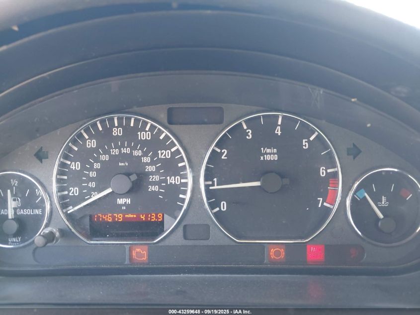 2000 BMW Z3 2.8 VIN: 4USCH3341YLF70912 Lot: 43259648