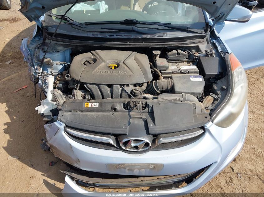 2012 Hyundai Elantra Limited (Ulsan Plant) VIN: KMHDH4AE7CU314040 Lot: 43259650