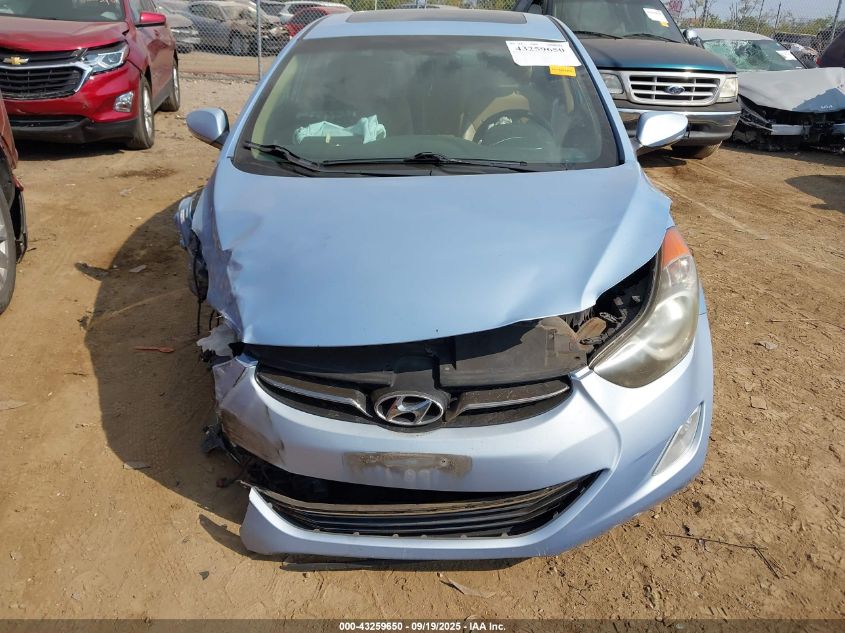 2012 Hyundai Elantra Limited (Ulsan Plant) VIN: KMHDH4AE7CU314040 Lot: 43259650