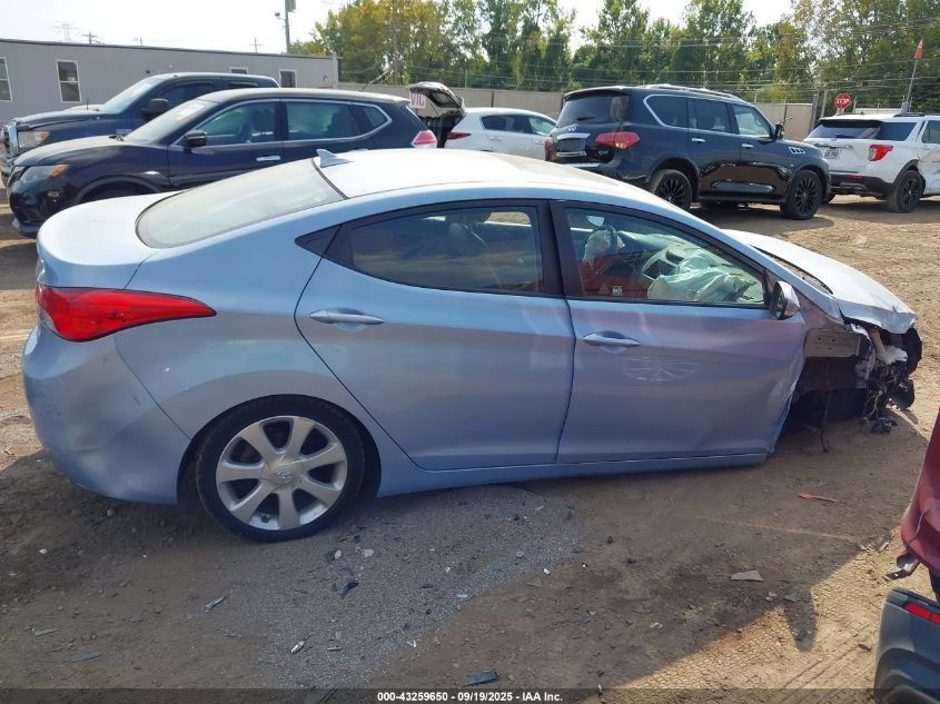 2012 Hyundai Elantra Limited (Ulsan Plant) VIN: KMHDH4AE7CU314040 Lot: 43259650