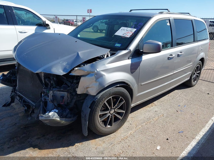 2017 Dodge Grand Caravan Gt silver van flexible 2C4RDGEGXHR765244 photo #3