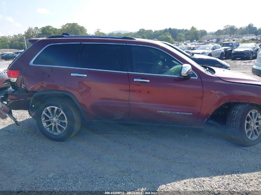 2016 Jeep Grand Cherokee Limited VIN: 1C4RJFBG8GC360109 Lot: 43259712