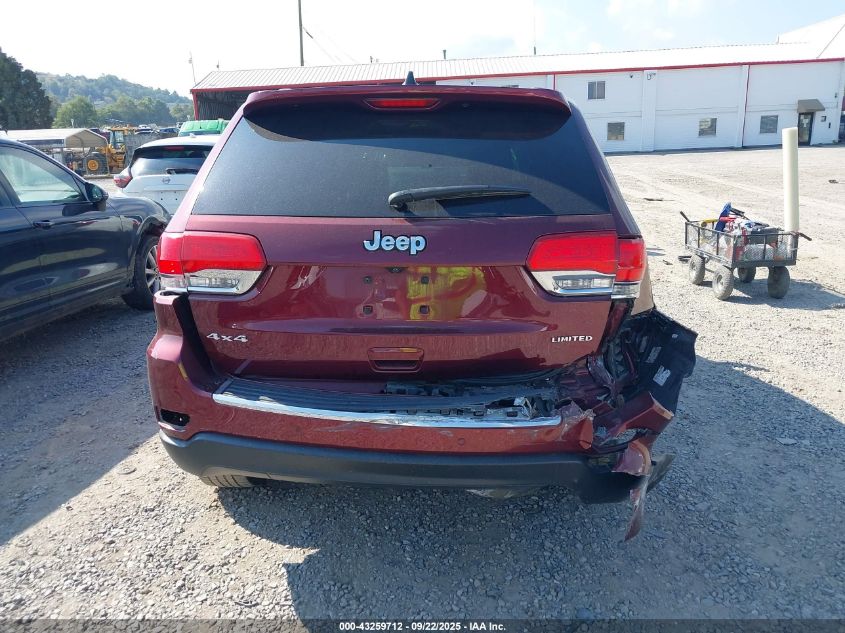 2016 Jeep Grand Cherokee Limited VIN: 1C4RJFBG8GC360109 Lot: 43259712