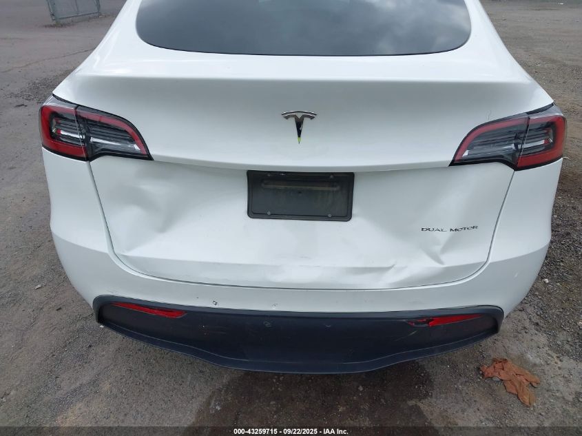 2023 Tesla Model Y Awd/Long Range Dual Motor All-Wheel Drive VIN: 7SAYGAEE5PF917779 Lot: 43259715