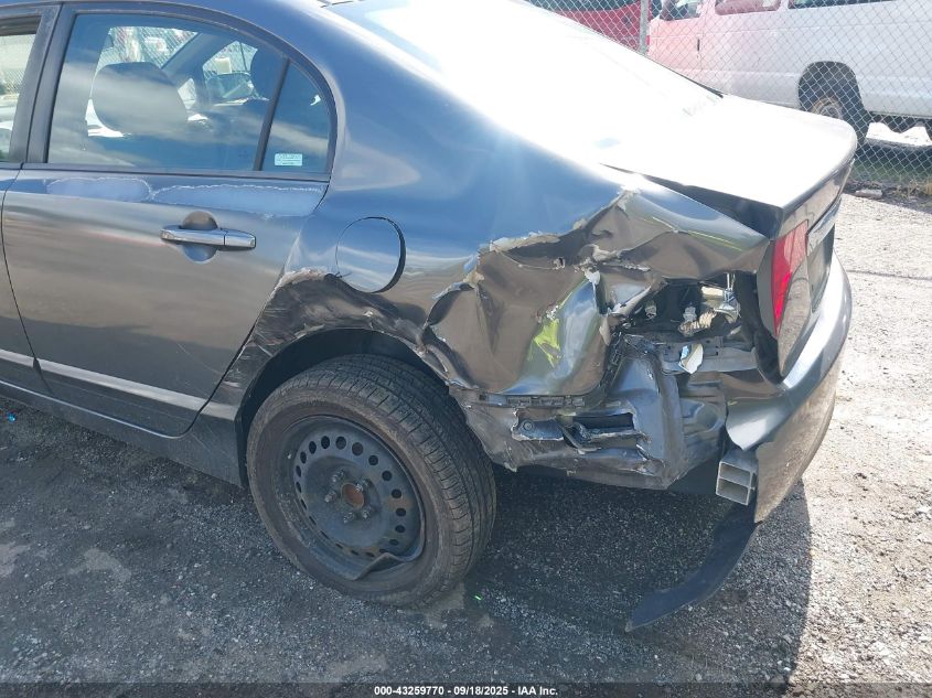 2009 Honda Civic Lx VIN: 2HGFA16579H522618 Lot: 43259770