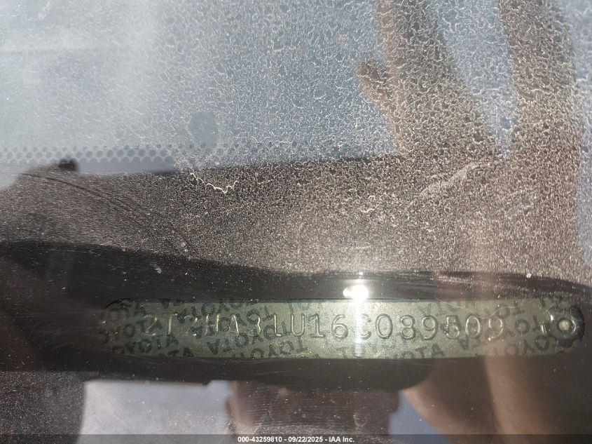 2006 Lexus Rx 330 VIN: 2T2HA31U16C089509 Lot: 43259810