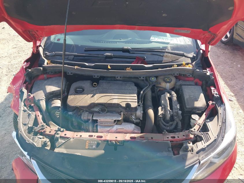 2019 Chevrolet Cruze Lt VIN: 3G1BE6SMXKS545849 Lot: 43259815