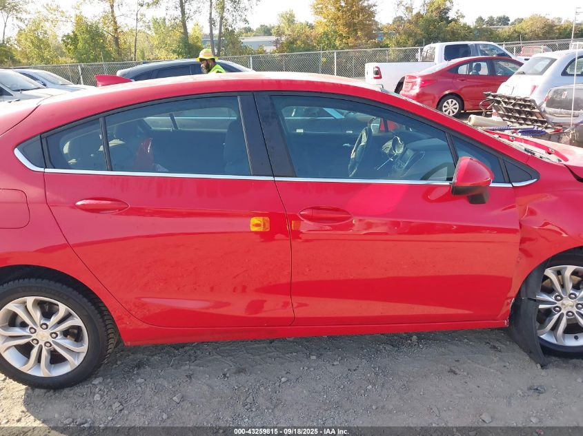 2019 Chevrolet Cruze Lt VIN: 3G1BE6SMXKS545849 Lot: 43259815