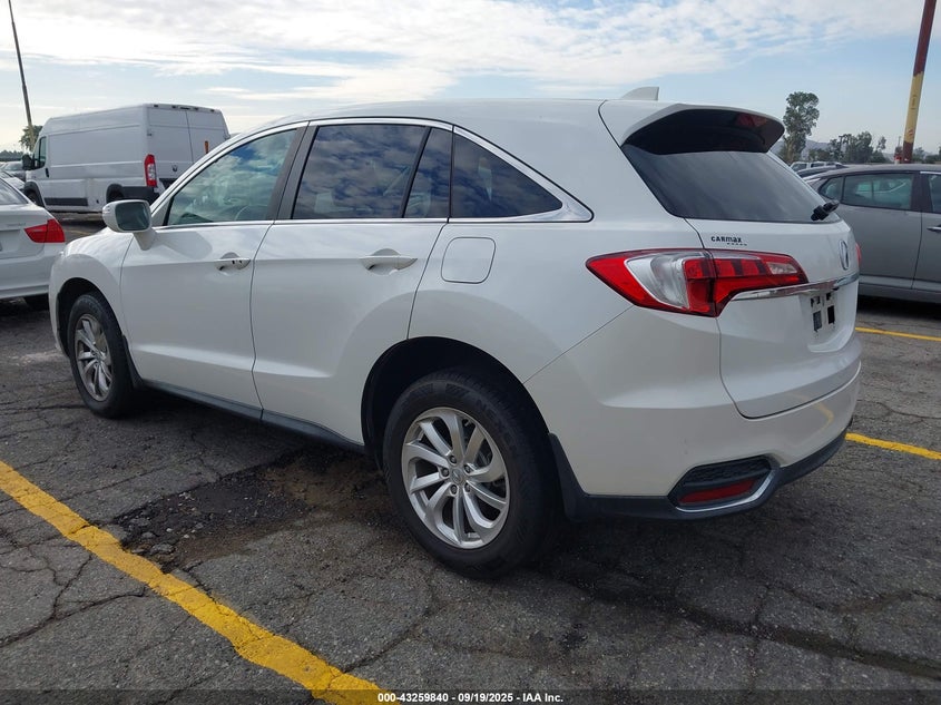 2017 Acura Rdx 3.5 Acurawatch Plus Package White Lot 111043259840 Vin 5J8TB3H33HL009164