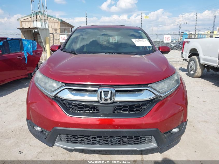 2018 Honda Cr-V Ex VIN: 5J6RW1H55JL010240 Lot: 43259869
