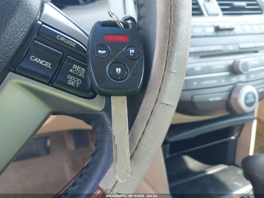 2010 Honda Accord 2.4 Ex-L VIN: 1HGCP2F87AA092531 Lot: 43259873