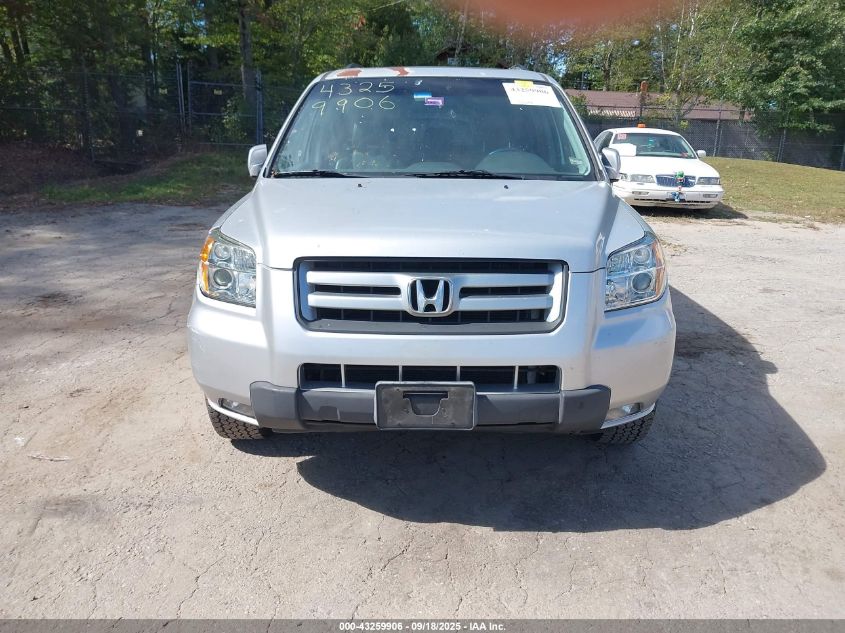2006 Honda Pilot Ex-L VIN: 5FNYF28796B011331 Lot: 43259906