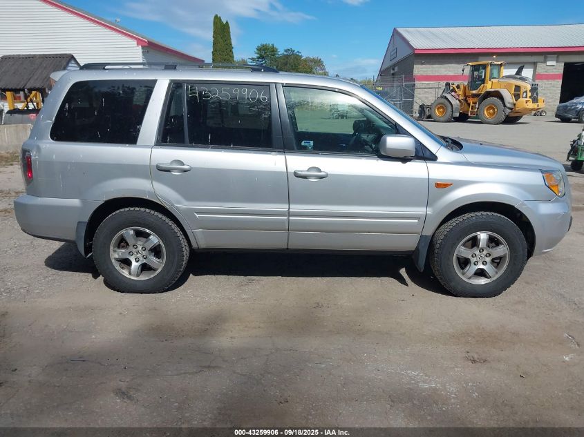 2006 Honda Pilot Ex-L VIN: 5FNYF28796B011331 Lot: 43259906