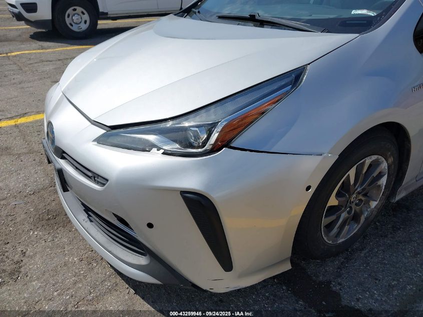 2020 Toyota Prius Xle VIN: JTDKARFU3L3121838 Lot: 43259946
