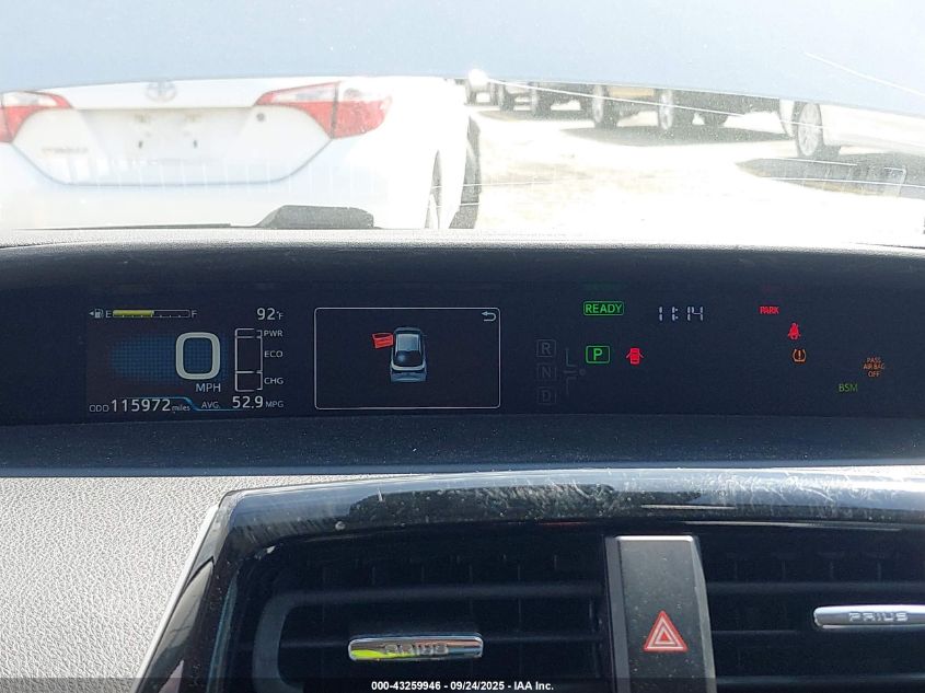 2020 Toyota Prius Xle VIN: JTDKARFU3L3121838 Lot: 43259946