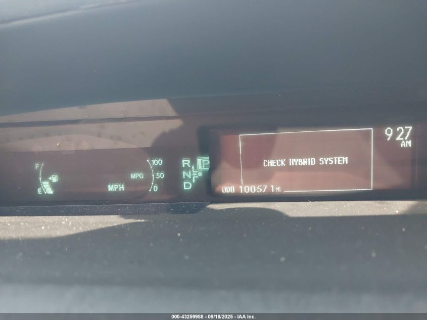 2011 Toyota Prius Three VIN: JTDKN3DU7B1428699 Lot: 43259988