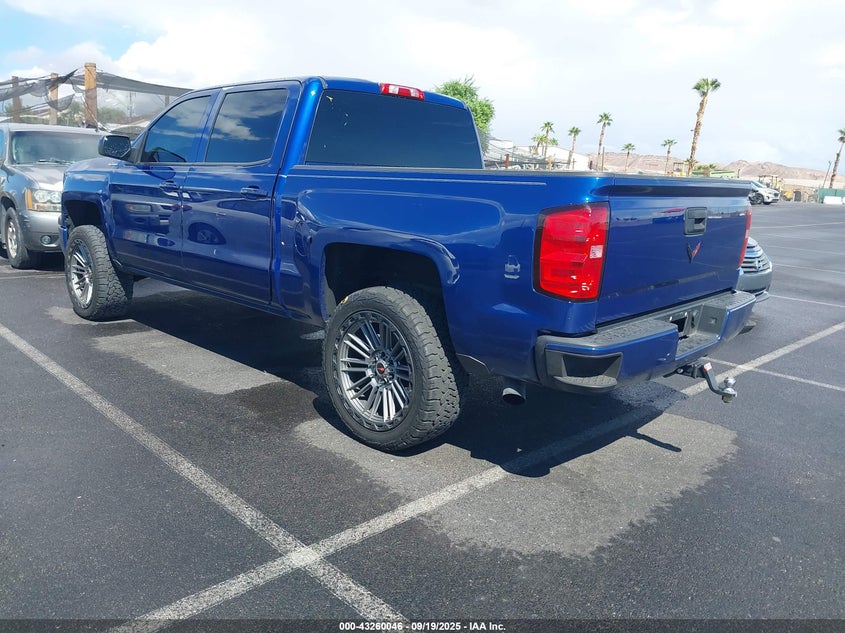 Vin: 3gcpcrecxeg489801, lot: 43754614, chevrolet silverado 1500 1lt 20143