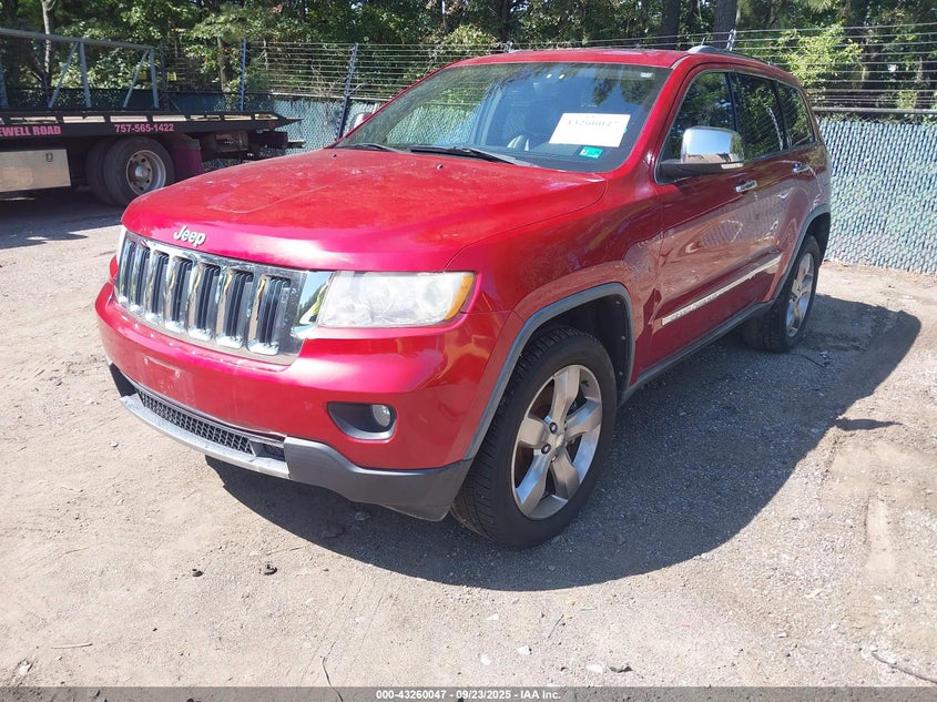 Vin: 1j4rr5gt4bc547715, lot: 43754615, jeep grand cherokee limited 20112