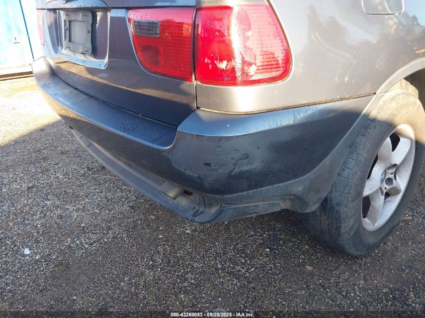 2002 BMW X5 3.0I VIN: 5UXFA53582LV72672 Lot: 43260053