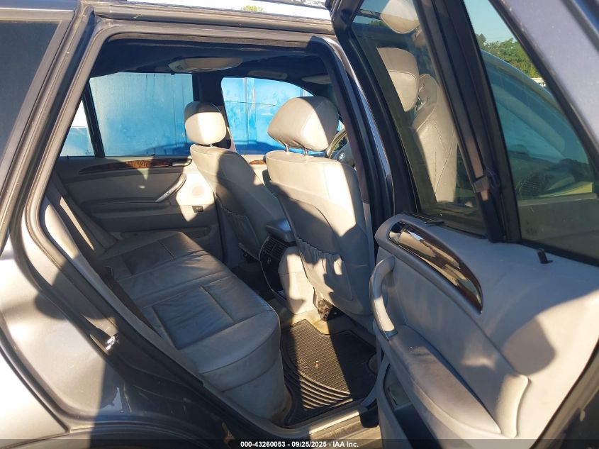 2002 BMW X5 3.0I VIN: 5UXFA53582LV72672 Lot: 43260053