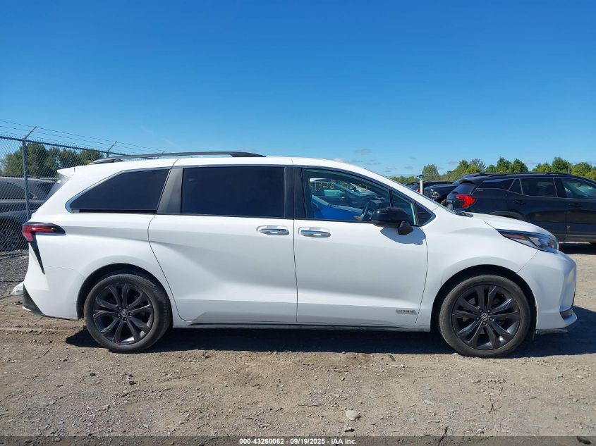 2021 Toyota Sienna Xse VIN: 5TDDRKEC3MS005931 Lot: 43260062