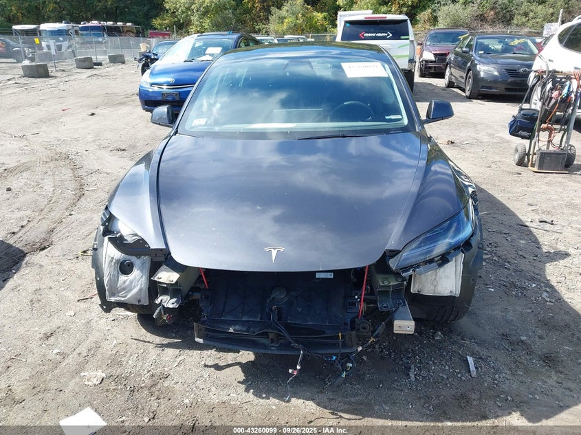 2025 Tesla Model 3 Long Range All-Wheel Drive VIN: 5YJ3E1EB3SF902449 Lot: 43260099