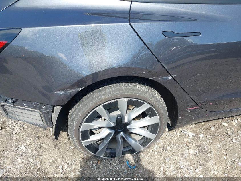 2025 Tesla Model 3 Long Range All-Wheel Drive VIN: 5YJ3E1EB3SF902449 Lot: 43260099