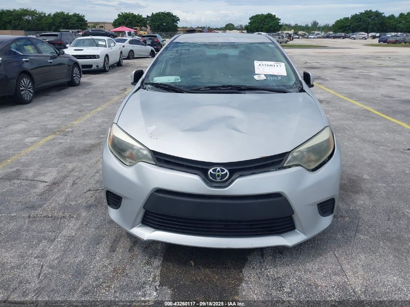 2014 Toyota Corolla L VIN: 2T1BURHEXEC104607 Lot: 43260117