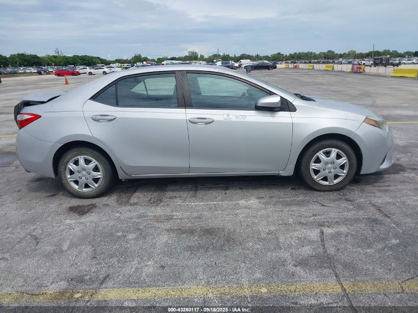 2014 Toyota Corolla L VIN: 2T1BURHEXEC104607 Lot: 43260117
