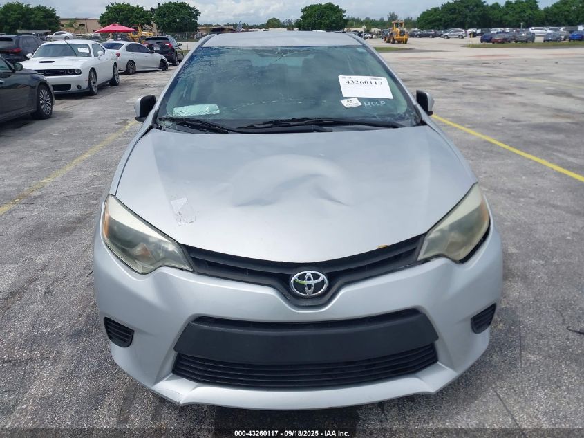 2014 Toyota Corolla L VIN: 2T1BURHEXEC104607 Lot: 43260117