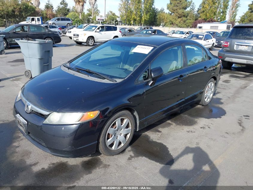 2008 Honda Civic Lx VIN: 2HGFA16508H330133 Lot: 43260122