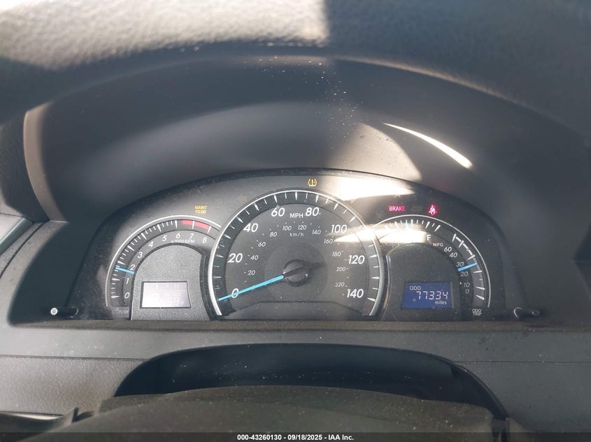 2012 Toyota Camry Le VIN: 4T1BF1FK3CU553529 Lot: 43260130