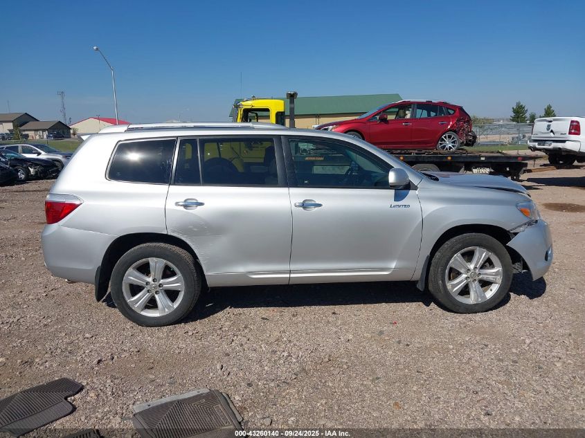 2008 Toyota Highlander Limited VIN: JTEES42AX82056424 Lot: 43260140