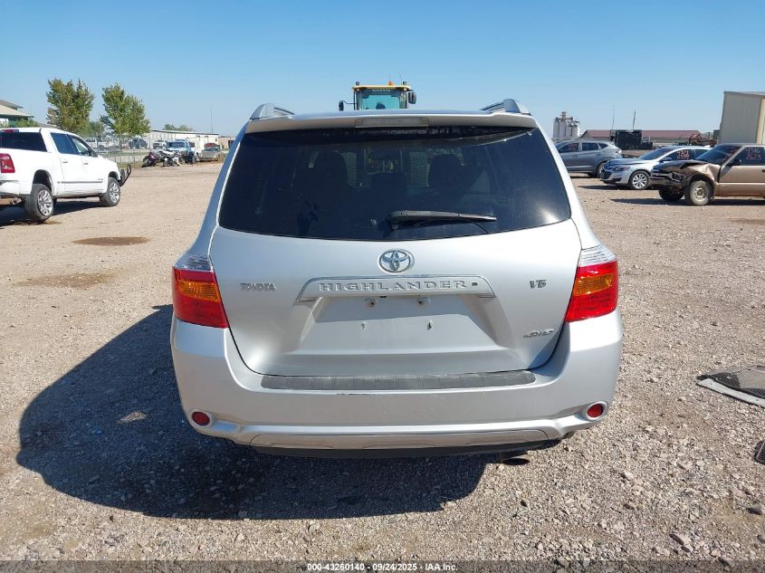 2008 Toyota Highlander Limited VIN: JTEES42AX82056424 Lot: 43260140