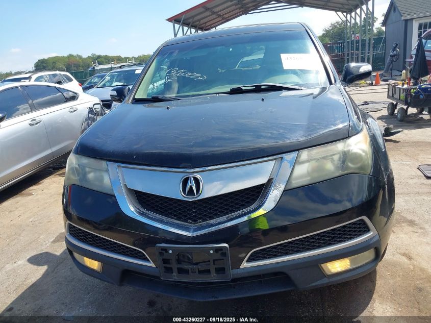 2011 Acura Mdx VIN: 2HNYD2H24BH540789 Lot: 43260227