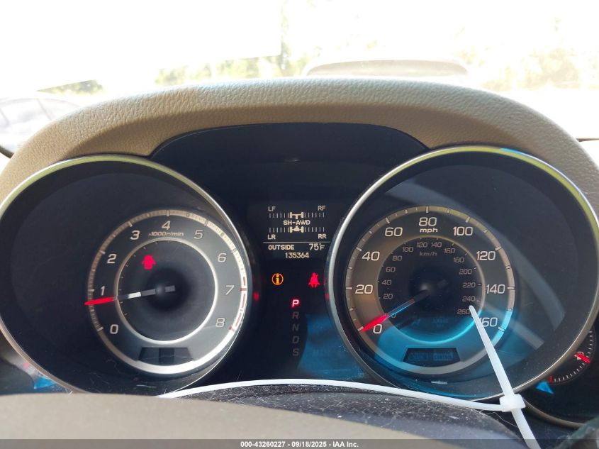 2011 Acura Mdx VIN: 2HNYD2H24BH540789 Lot: 43260227