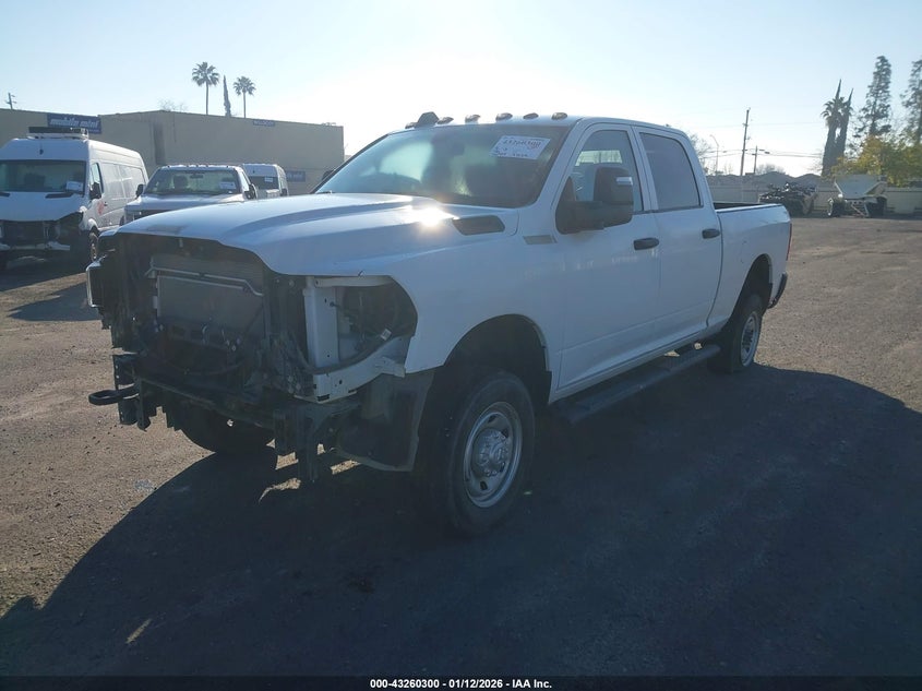 Vin: 3c6ur5cj5pg558514, lot: 43754868, ram 2500 tradesman  4x4 6'4 box 20232