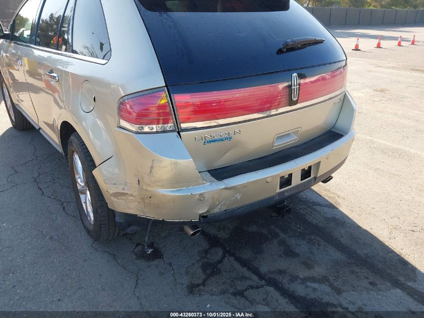 2010 Lincoln Mkx VIN: 2LMDJ6JC5ABJ07944 Lot: 43260373